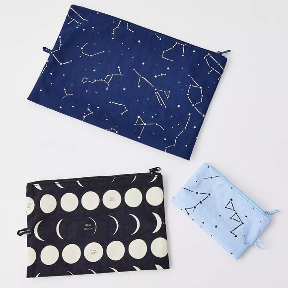 NWT Baggu Go Pouch Set - Night Sky - Picture 5 of 5